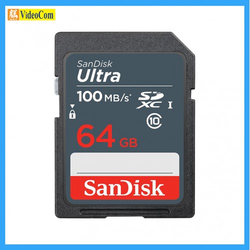 SANDISK 64GB SDXC UHS-1 ULTRA CL10 (100MB/s) (SDSDUNR-064G-GN3IN) 64GB 772-4386-P 